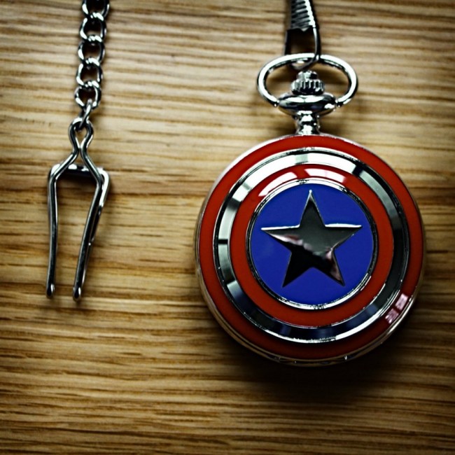 Captain America Pocket Watch