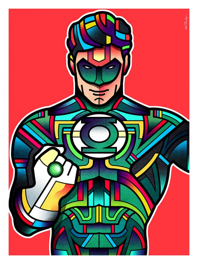Colorful Superhero Art By Van Orton Design