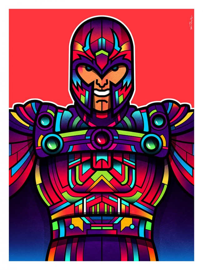 Colorful Superhero Art By Van Orton Design