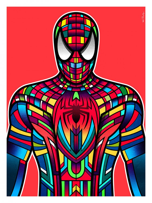 Colorful Superhero Art By Van Orton Design