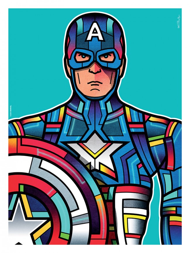 Colorful Superhero Art By Van Orton Design