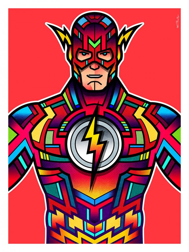Colorful Superhero Art By Van Orton Design