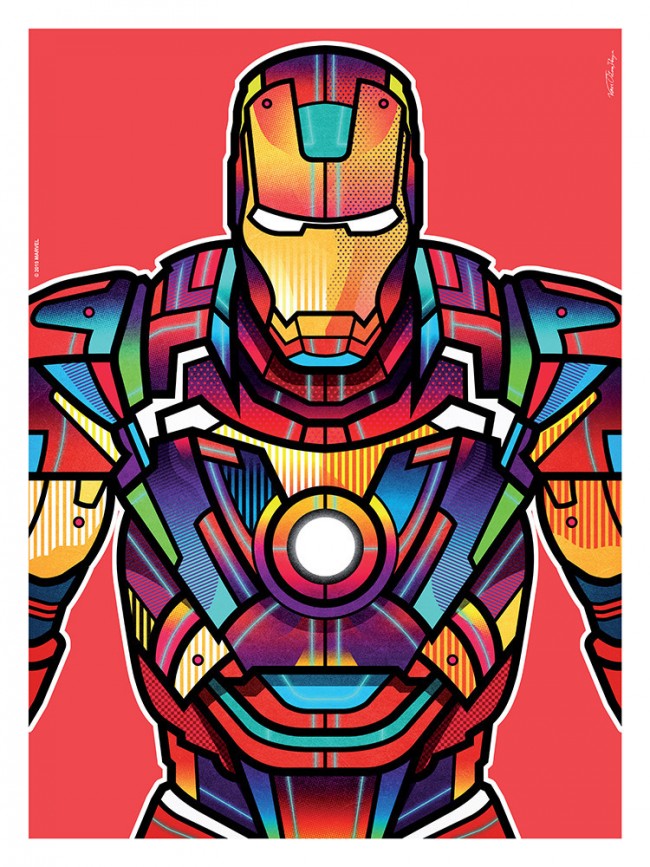 Colorful Superhero Art By Van Orton Design