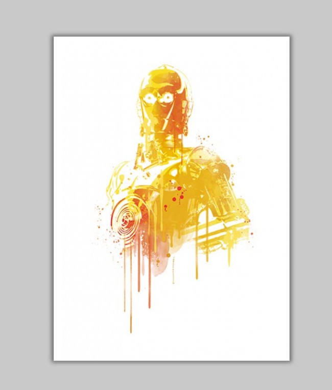 Cool Star Wars Watercolor Prints