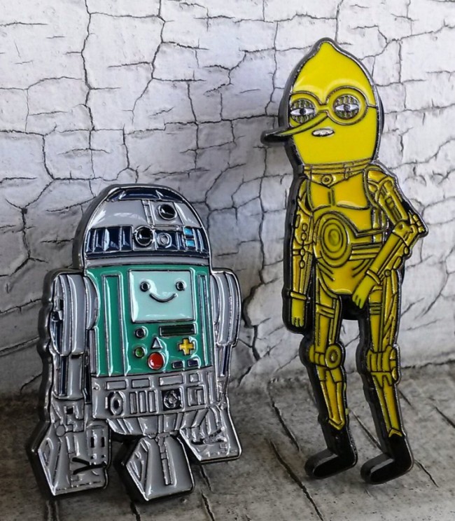 Cute Adventure Time Star Wars Pins