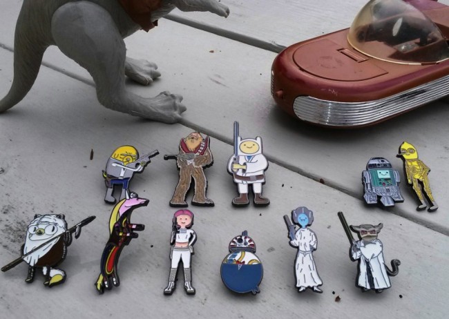 Cute Adventure Time Star Wars Pins