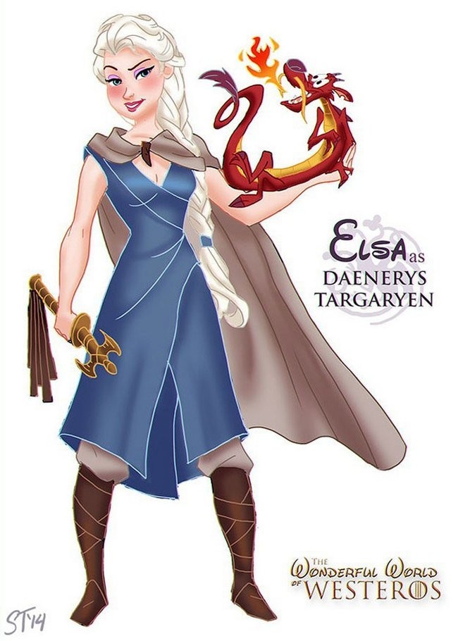 Disney Princesses As Game Of Thrones Characters