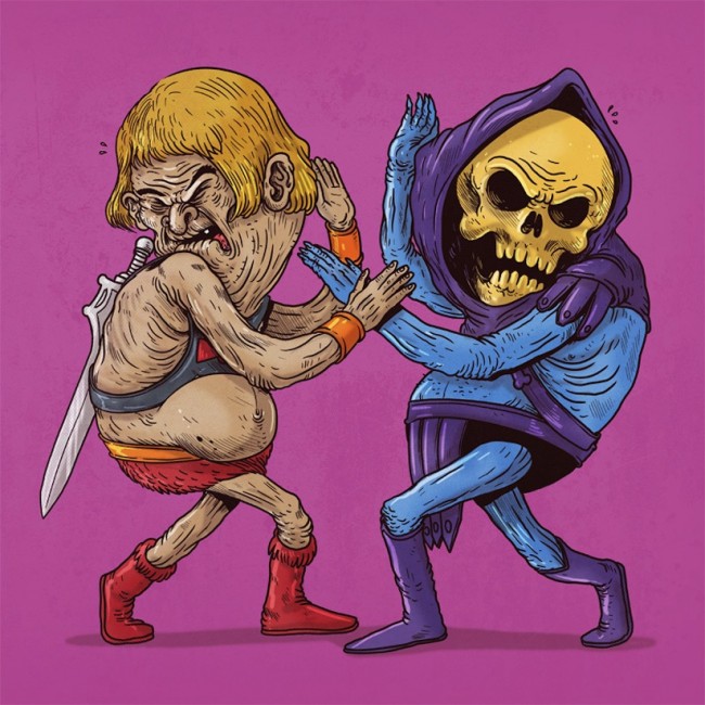 Famous Oldies Old Superheroes By Alex Solis