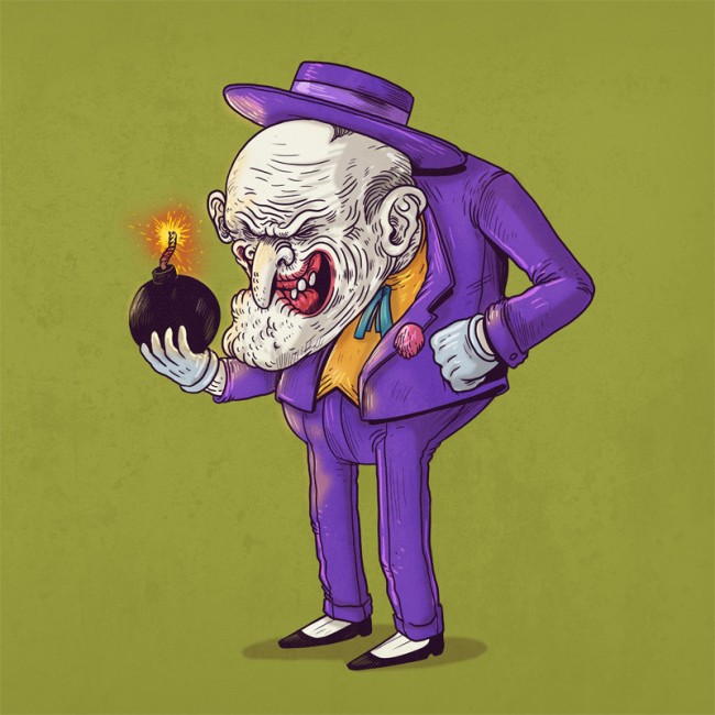 Famous Oldies Old Superheroes By Alex Solis