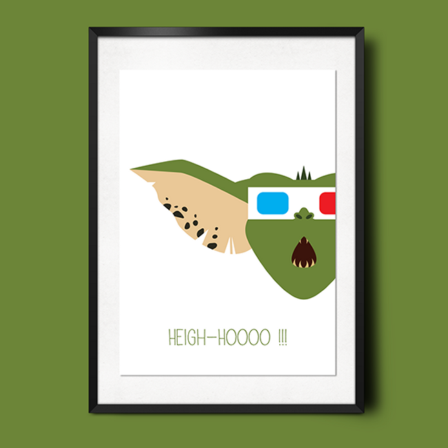 Gremlins Minimalist Art Series