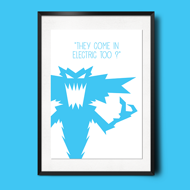 Gremlins Minimalist Art Series