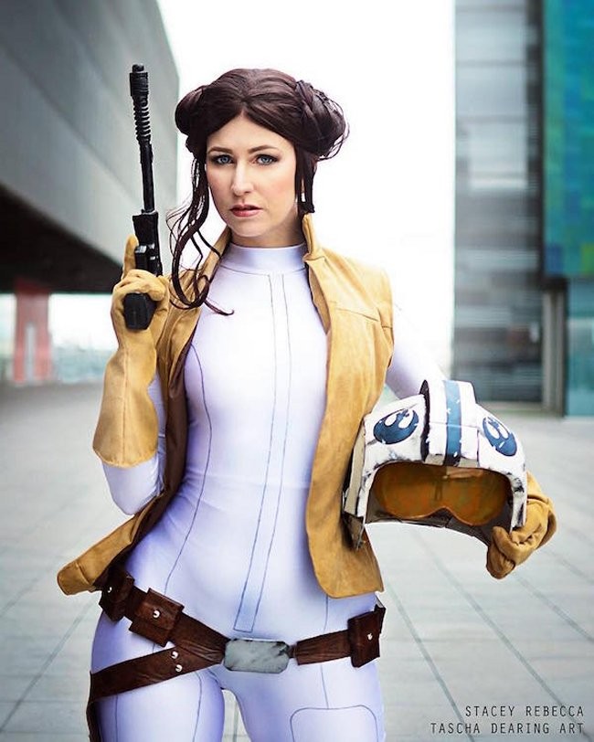 Princess Leia Comic Book Cosplay