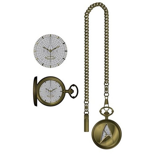 Star Trek Star Fleet Cutout Pocket Watch