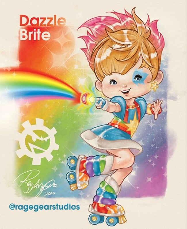 X-Men Superheroes As Rainbow Brite Characters