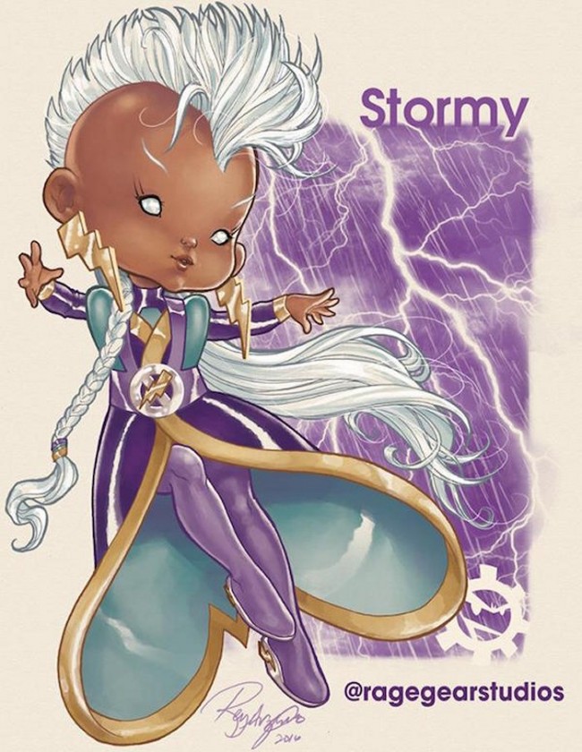 X-Men Superheroes As Rainbow Brite Characters