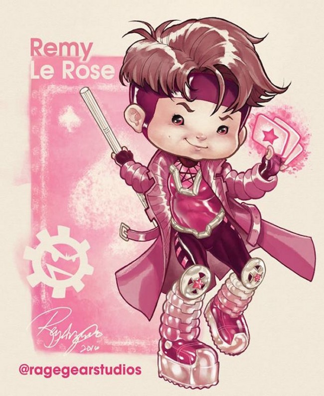 X-Men Superheroes As Rainbow Brite Characters