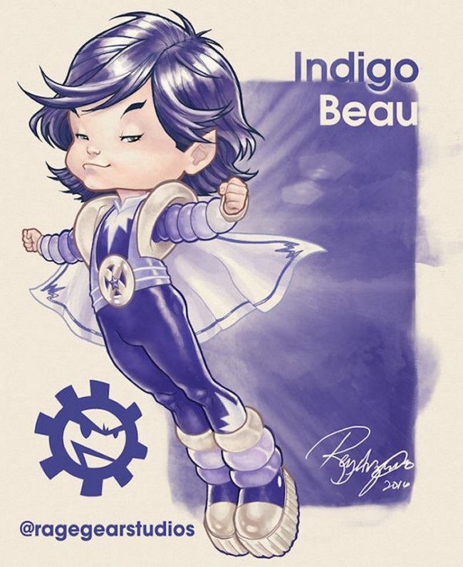 X-Men Superheroes As Rainbow Brite Characters