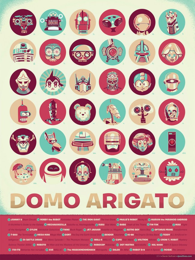 Domo Arigato Poster By Derek Sullivan