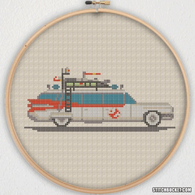 Geeky Cross Stitch Vehicle Patterns