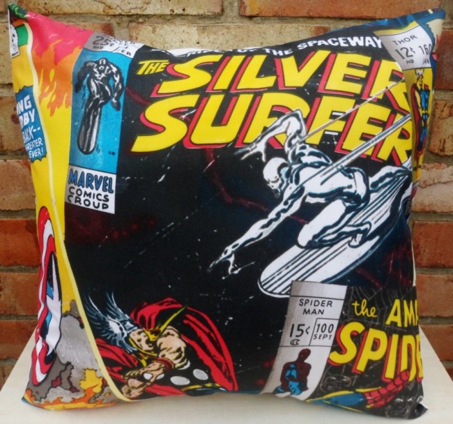 Vintage Geek Fabric Pillows