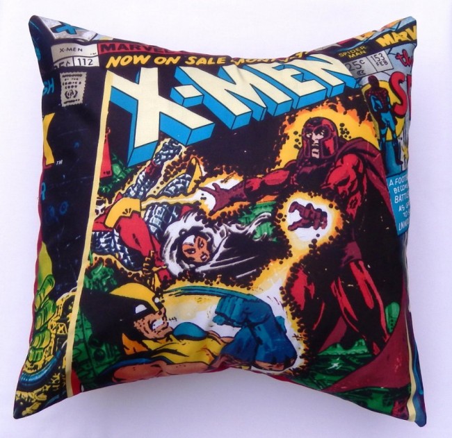 Vintage Geek Fabric Pillows