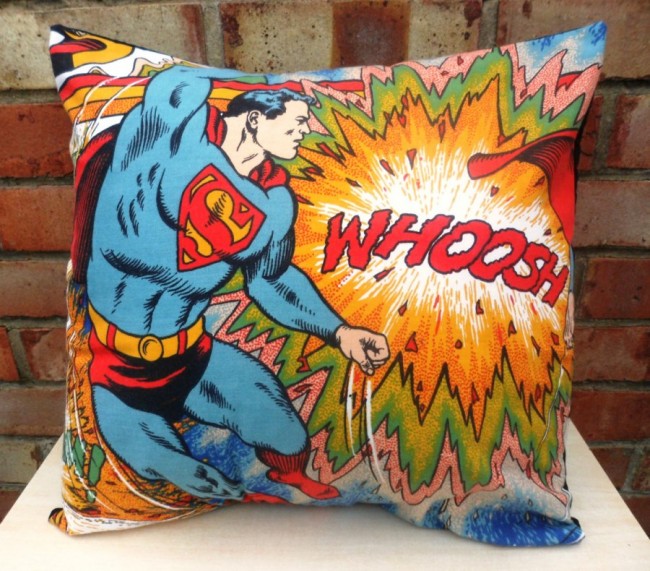 Vintage Geek Fabric Pillows