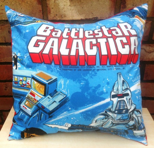 Vintage Geek Fabric Pillows