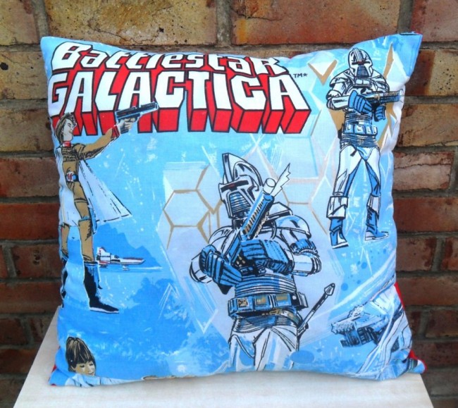 Vintage Geek Fabric Pillows