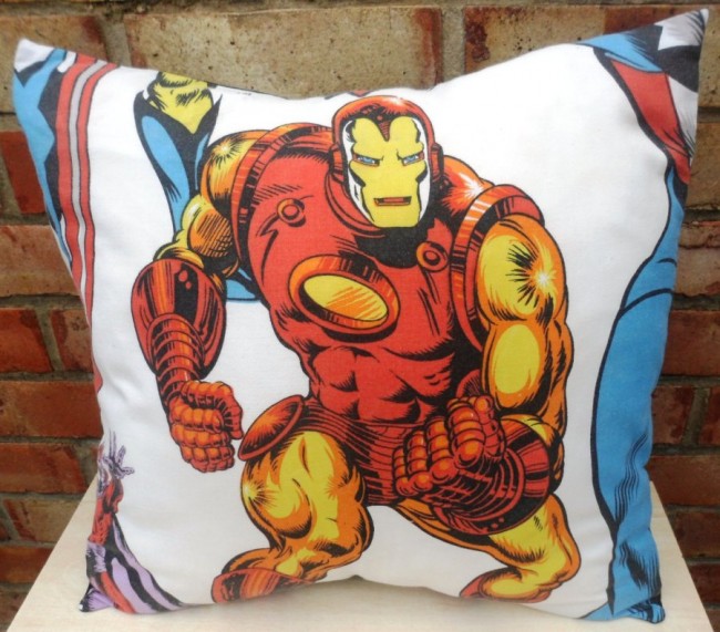 Vintage Geek Fabric Pillows