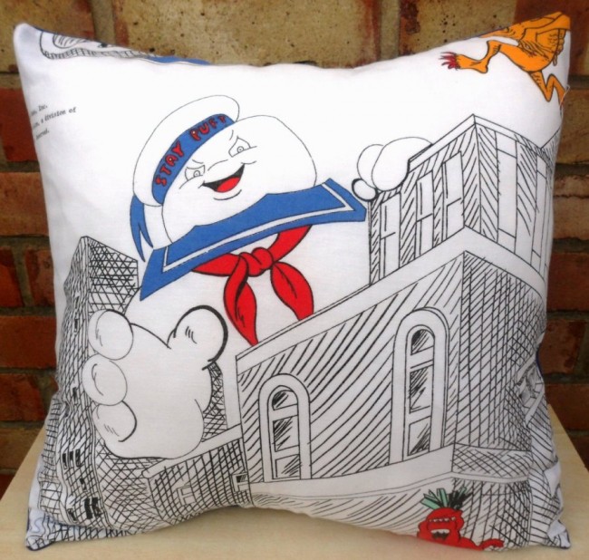 Vintage Geek Fabric Pillows
