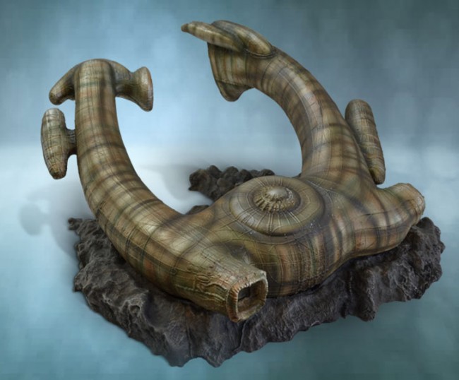 Alien Derelict Ship Statue