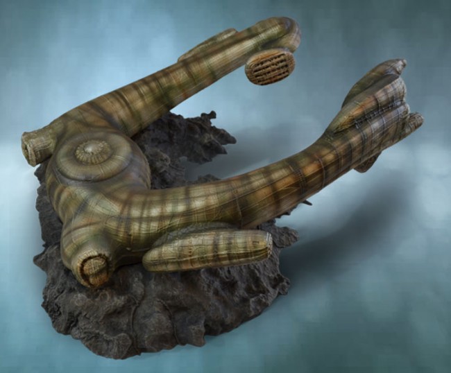 Alien Derelict Ship Statue