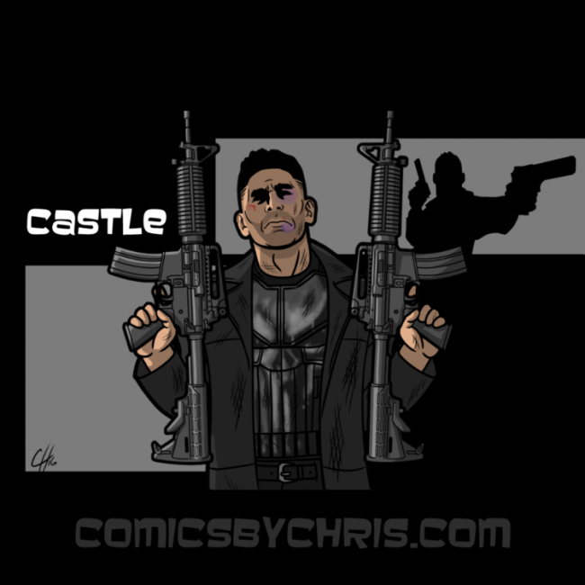 Captain America Civil War In The Style Of ARCHER