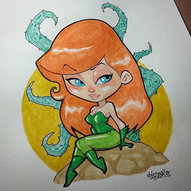 Cute Batman Watercolors
