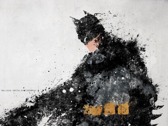 DC Comics Splatter Art