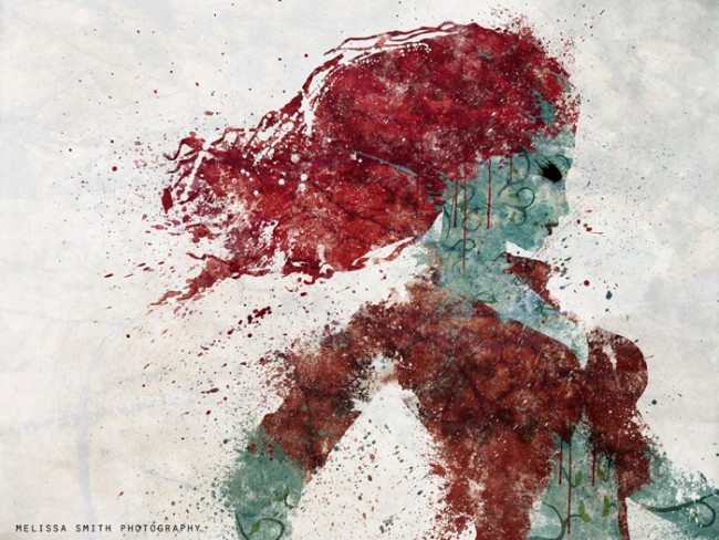 DC Comics Splatter Art