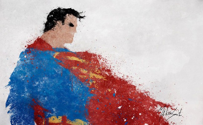 DC Comics Splatter Art