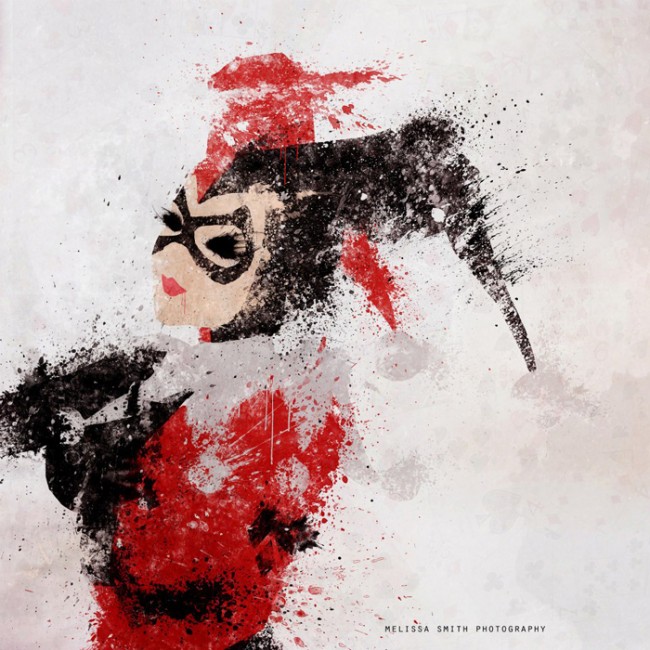 DC Comics Splatter Art