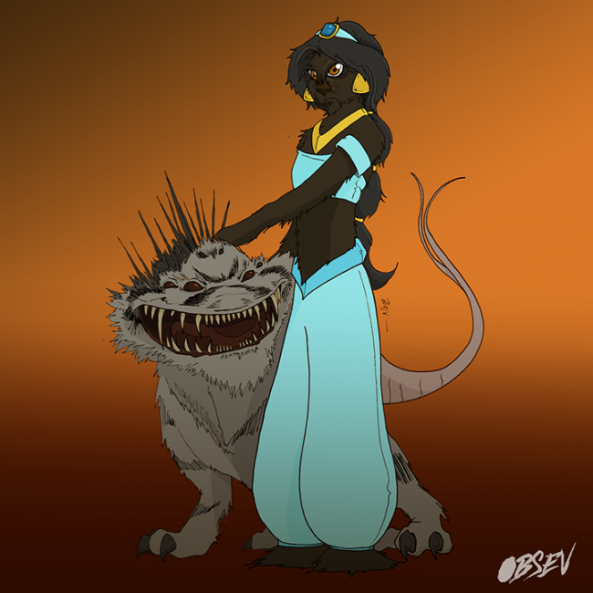 Disney Princesses as Wookiees