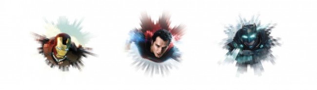 Dynamic Mosaic Superhero Art