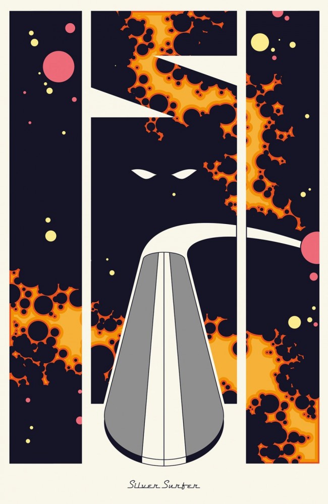 Retro Pop Style Marvel Movie Posters