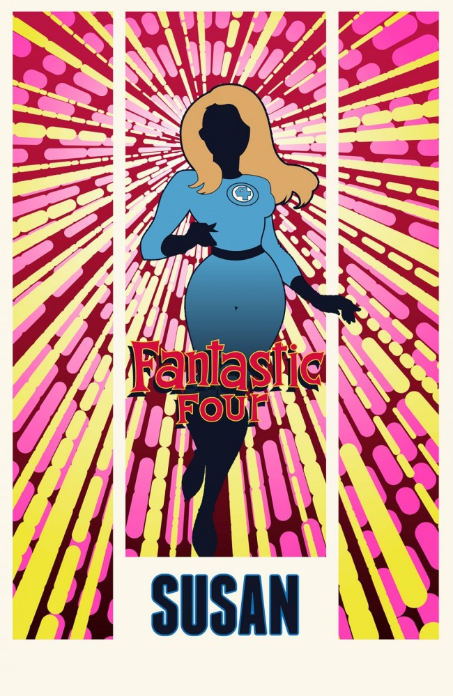 Retro Pop Style Marvel Movie Posters