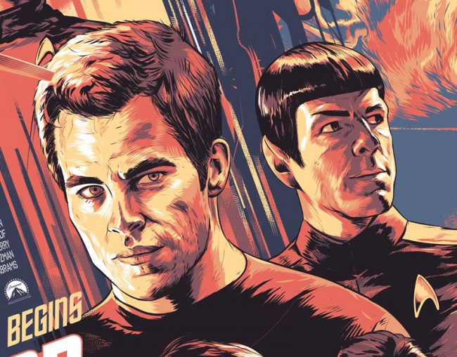 Retro Star Trek 2009 Poster