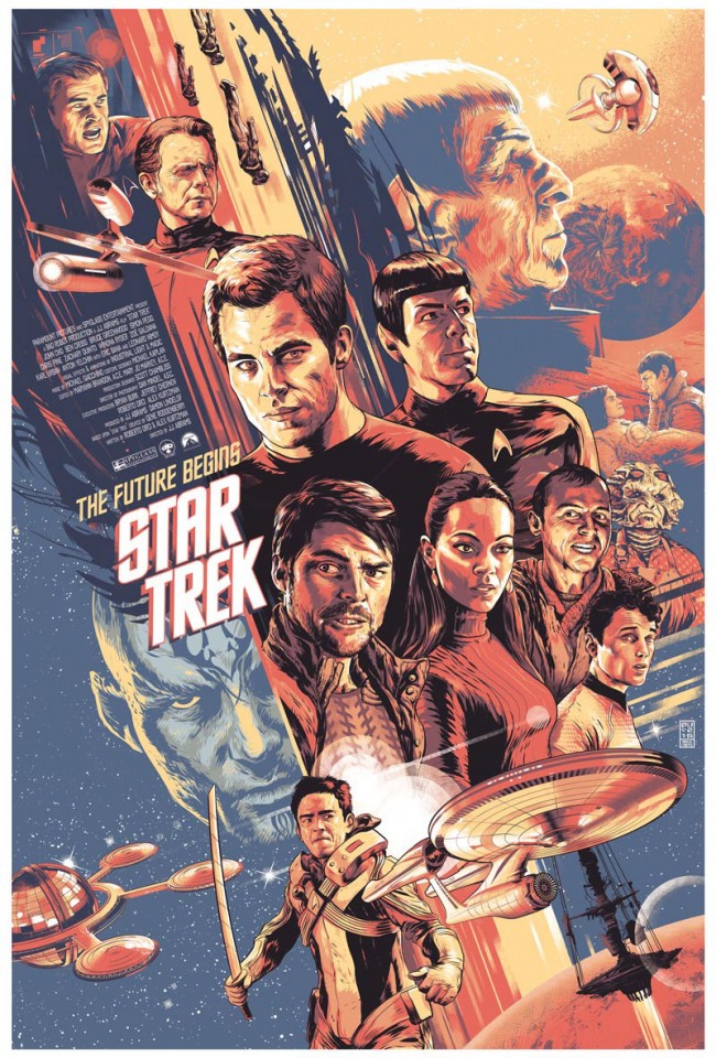 Retro Star Trek 2009 Poster