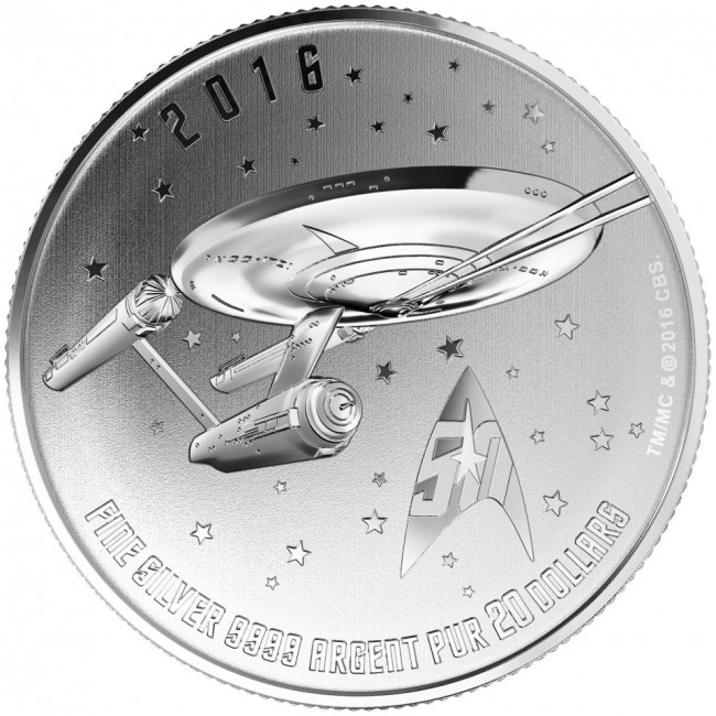 Royal Canadian Mint Star Trek Coins