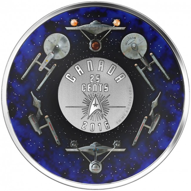 Royal Canadian Mint Star Trek Coins