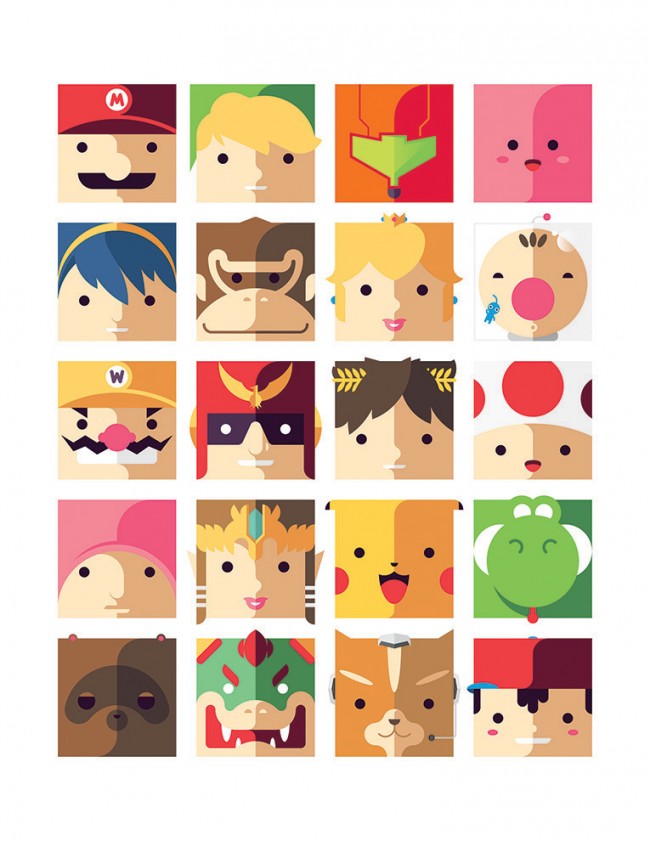 Simple Pop-culture Character Illustrations by Jeff Langevin