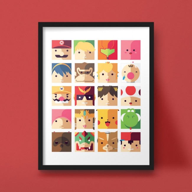 Simple Pop-culture Character Illustrations by Jeff Langevin