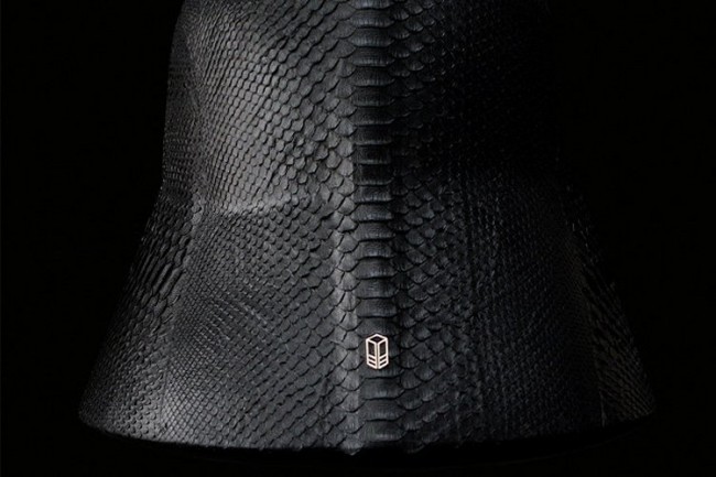 Snake Skin Covered Darth Vader Helmet