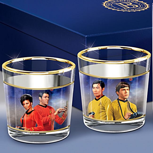 Star Trek Legacy Crystal Decanter Set